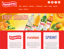 Tablet Screenshot of annapurnagroup.in